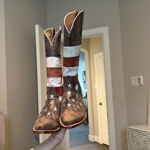 American flag cowboy boots